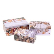 Set of 3 Gingerbread Christmas