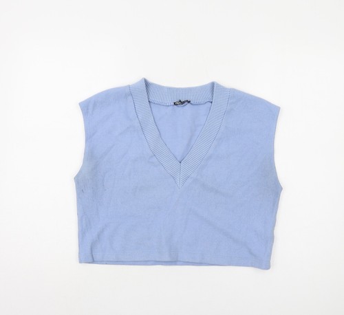 Zara women blue sleeveless - women's,