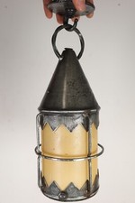 Arts & Crafts Style Hanging Porch Lantern Ceiling Light Repro Gothic Shade