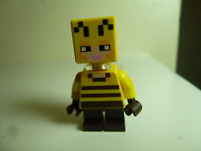 Lego, Minecraft Minifigure, Item min091, Beekeeper, The Bee Farm, NO Wings