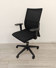 Haworth Comforto Operator Chair, Adjustable, Armrests, Lumbar Support, Black ...