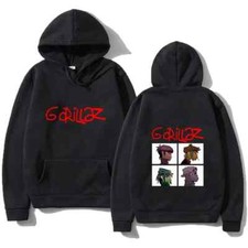 Gorillaz`s Punk Rock 90s Band Casual Fashion Hoodie,Brand New,Unisex,Asian sizes