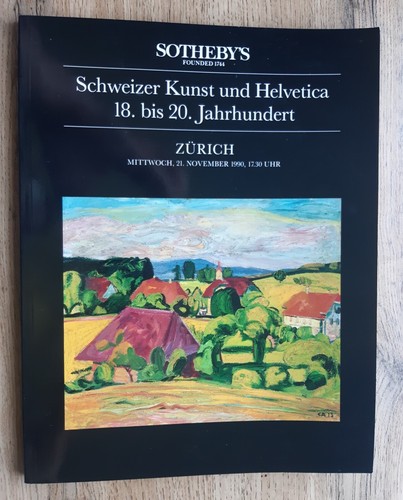 Sotheby schweizer kunst - sotheby’s,