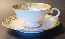 1950s Johann Seltmann Bavaria cream & gold small cup and saucer