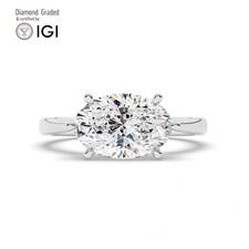 Oval Diamond Engagement Ring