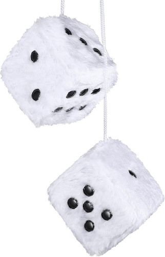 Fuzzy dice for car - fuzzy,