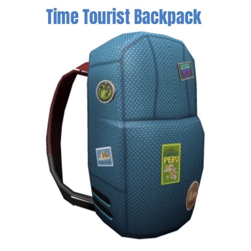 Roblox time tourist backpack - time,