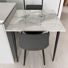 High gloss marble dining - high,