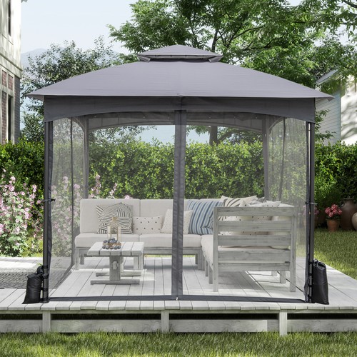 Patio gazebo soft top double - soft,
