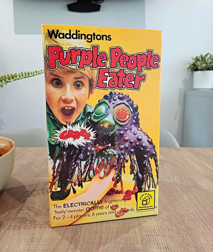 Waddingtons purple people - waddingtons,