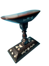Chinese hardwood opium bed - hardwood,