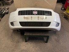 FIAT PUNTO GRANDE SPORTING  3 DOOR  2008 FRONT  BUMPER WHITE  249  BREAKING