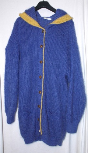 Long oversized hooded mohair - long,