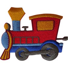 Train Patch Iron Sew On Shirt