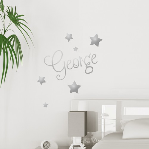 Personalised name with stars - personalised,