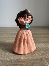 Barbie Birthday Party Figurine Doll Cake Topper McDonalds 1992 Black Peach