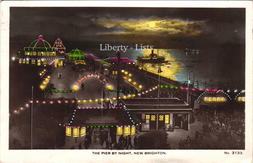 Pier night new brighton - pier,