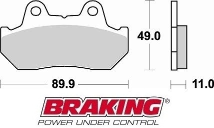 Front brake pads braking honda - brake,