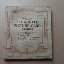 Vintage Cigarette cards Album