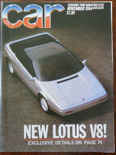 Car magazine november 1984 - magazine,