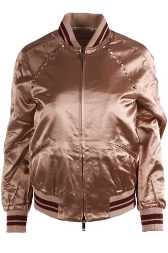 Valentino pink silk - valentino, bomber