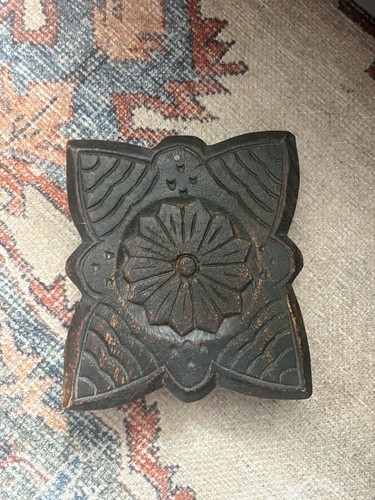 Old indian wooden spice box - indian,