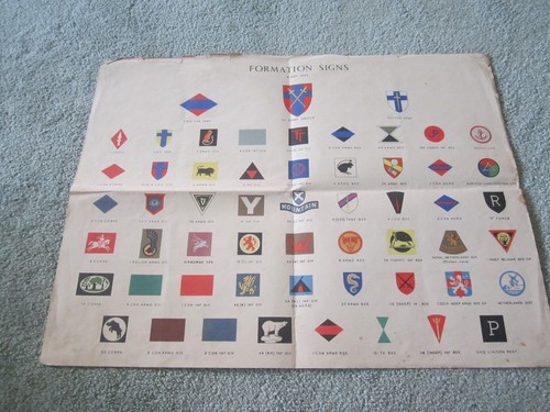 Formation signs 8th may 1945 - signs,