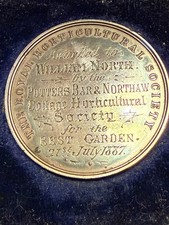 1887 Royal Horticultural Society Bronze Medal for Best Garden