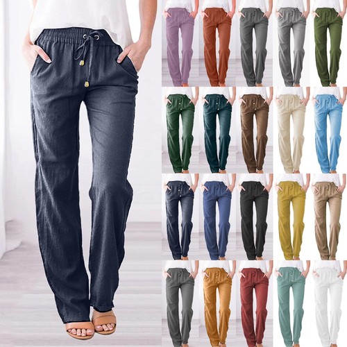 Womens pocket cotton linen - womens,