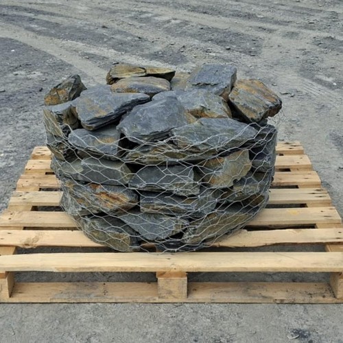Rockery stone pond edging - stone,
