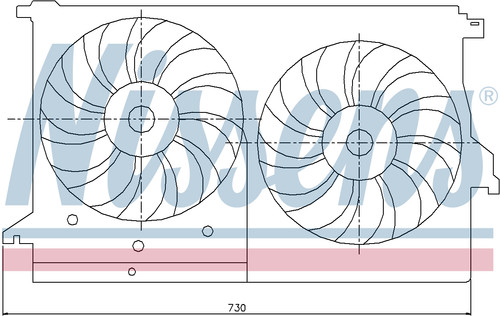 Nissens radiator cooling fan - nissens,