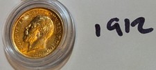 1912 George V 22ct Gold Half