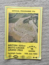 British Moto Cross GP program