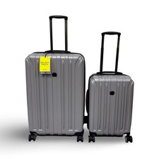 Delsey Paris Accelerate 2-piece Hard side Luggage Set – Light Grey
