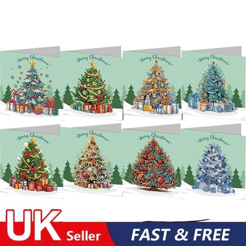 8pcs diy diamond art - 8pcs, greeting