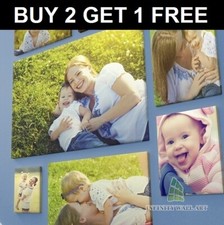 Personalised Photo on Canvas Print Framed A0 A1 A2 A3 A4 A5 Ready to Hang.A+✔️