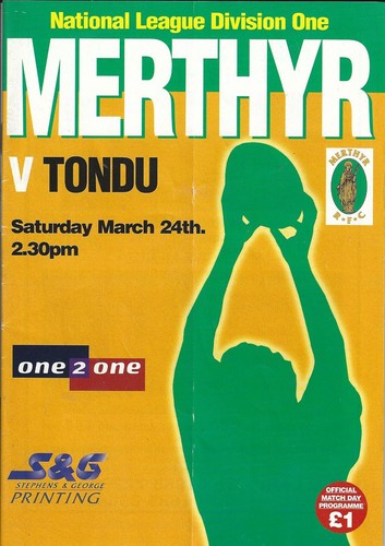 Merthyr tondu mar - 24,