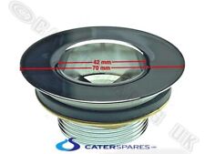 WASTE OUTLET FITTING FOR COMMERCIAL CATERING SINKS 40mm 1.1/2" 70MM FLANGE 