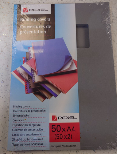 Rexel binding cover - rexel, with