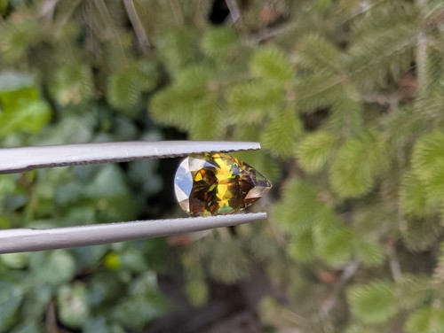 35ct chrome green sphene - chrome,