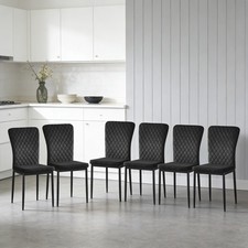 4/6pcs Dining Chairs Padded