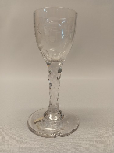 Georgian faceted stem hand - faceted,