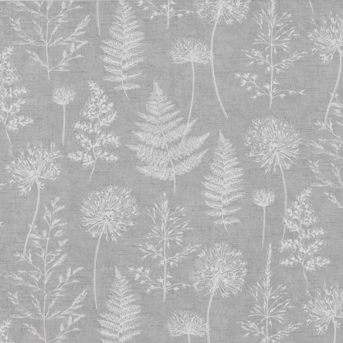 Chervil dove curtain fabric - dove,