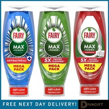 FAIRY MAX POWER ORIGINAL ANTI-BACTERIAL POMEGRANATE WASHING UP LIQUID 730ML NEW