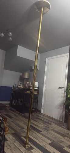 Gold fixed floor ceiling - fixed, floor-to-ceiling
