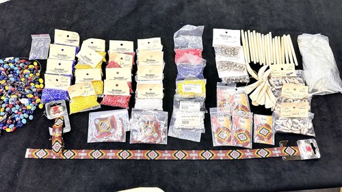 Native american beadwork lot - native,
