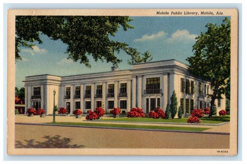 Mobile public library building - library,
