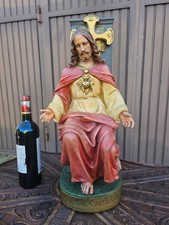 Antique chalk christ - chalk,