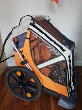 BELLELLI TWIN BIKE BICYCLE TRAILER 2 SEATER 