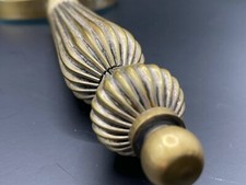 Antique Brass Heavy Magnifying Glass Vintage Magnifier Collectable Brass Handle